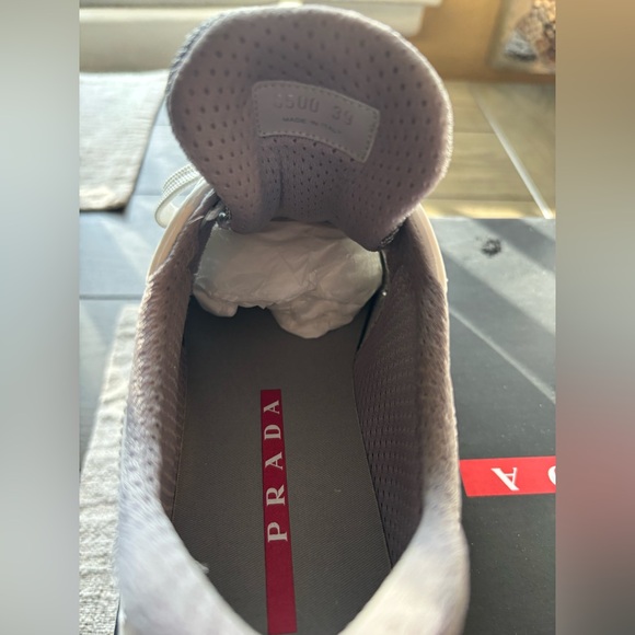 AUTHENTIC ❤️Prada ❤️Cup Soft rubber and bike fabric sneakers
Size:39/9 US - Picture 7 of 17